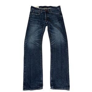 Abercrombie & Fitch Jeans Mens Blue 31x32 Button Fly The Horton Classic Straight